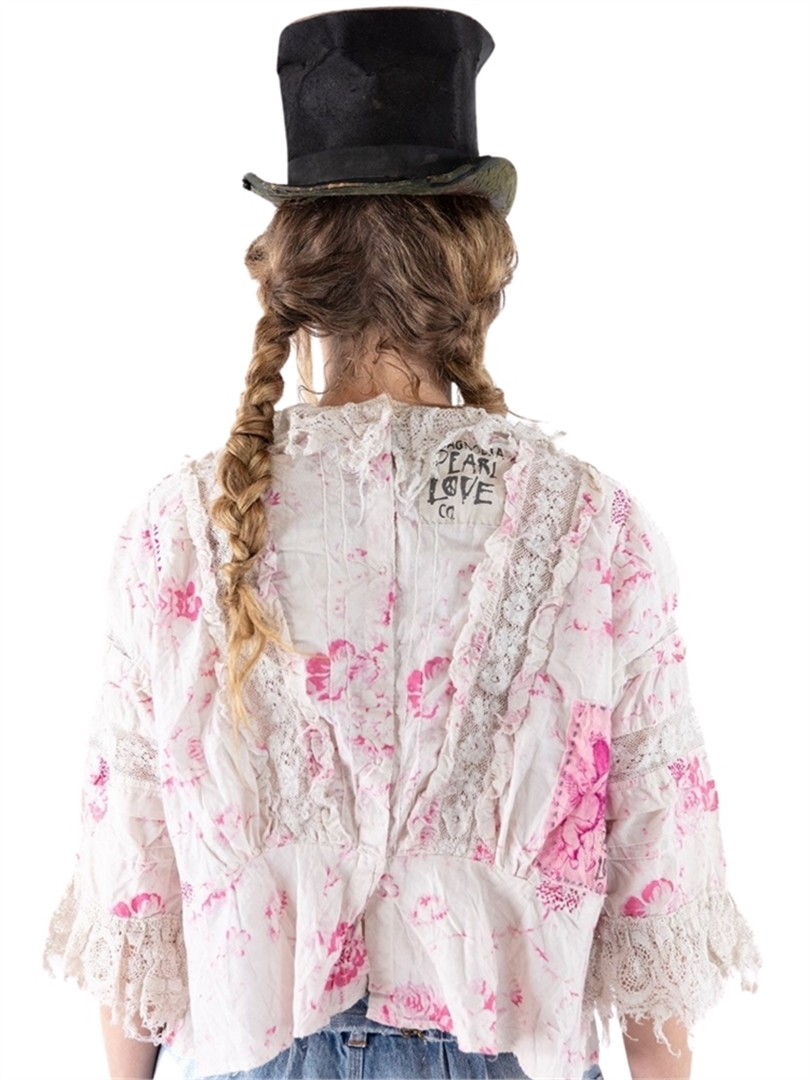 Lace Ruffle Marburger Blouse