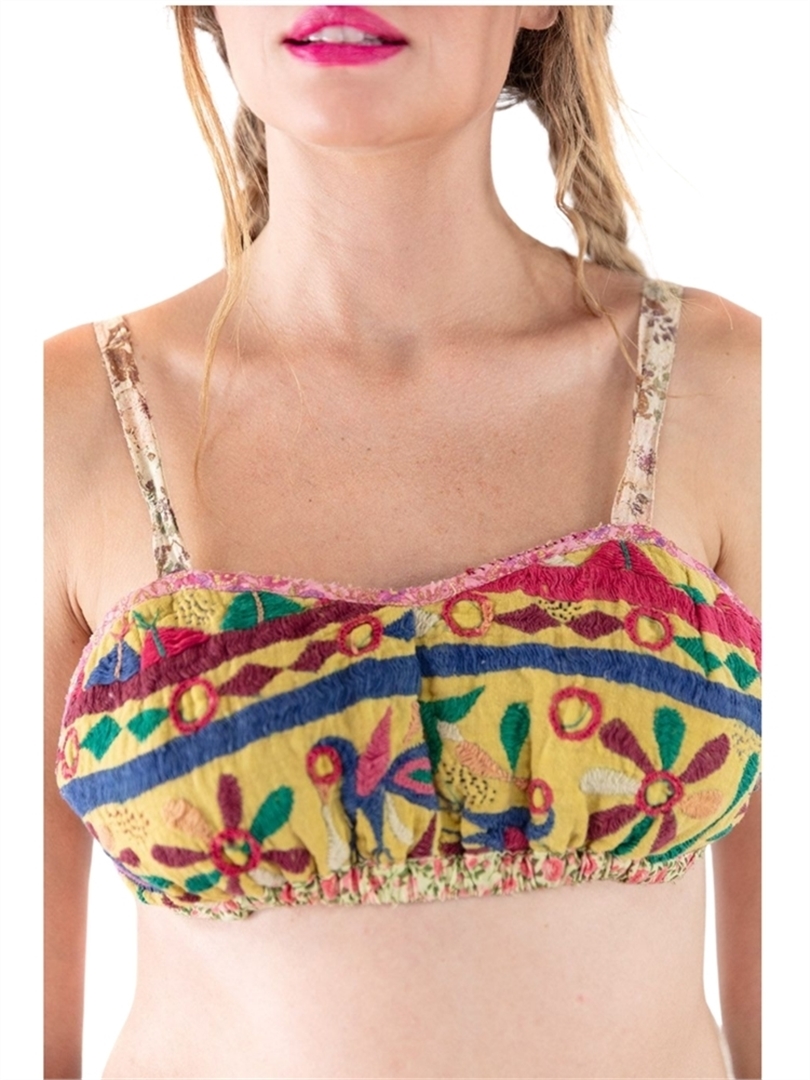 Embroidered Mindy Bralette