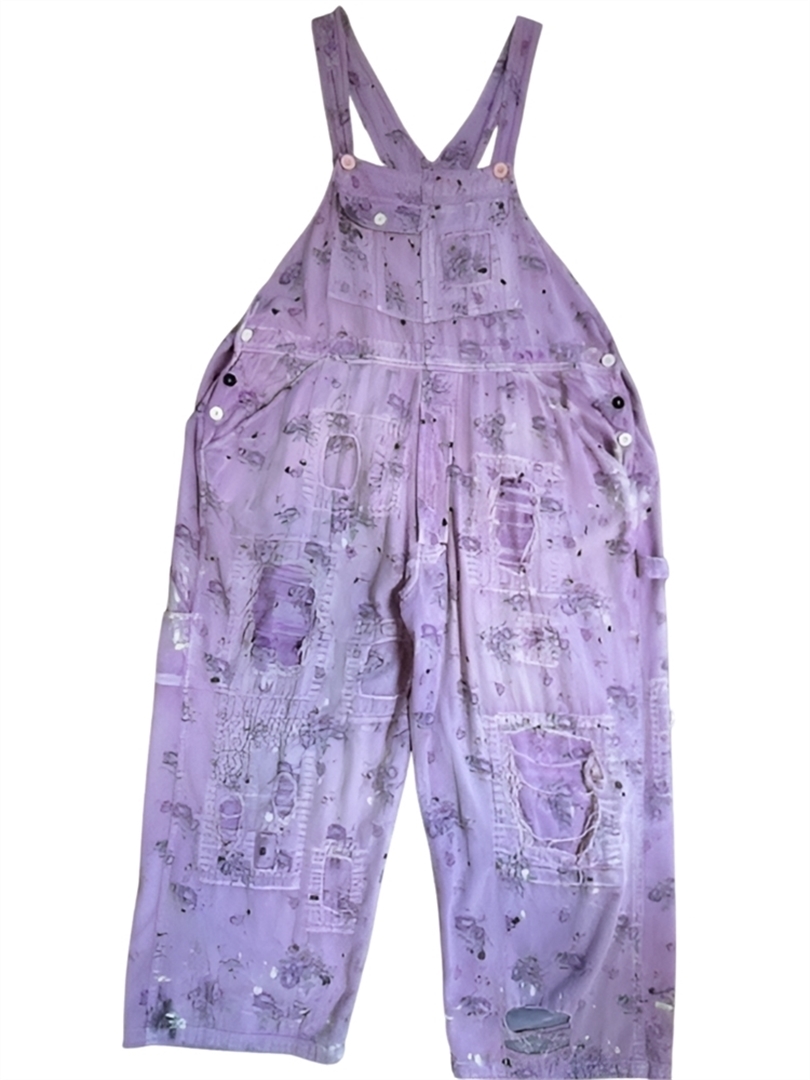 NEW W/ TAGS - Floral Love Overalls