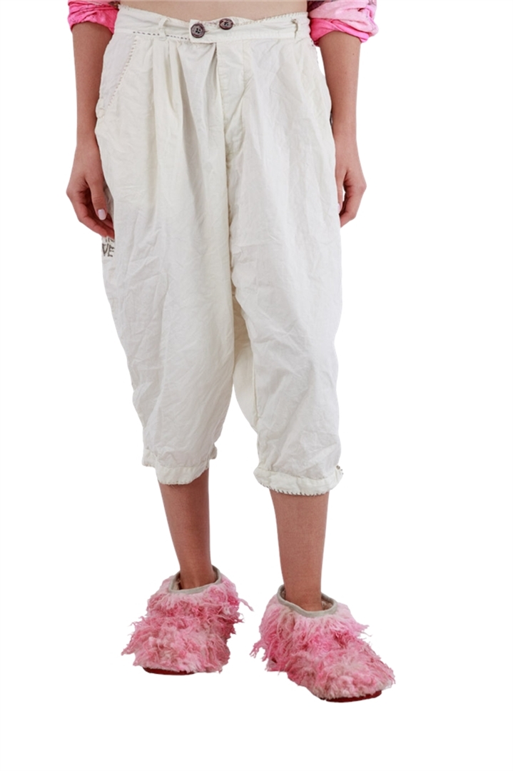 Poplin Cropped Trousers