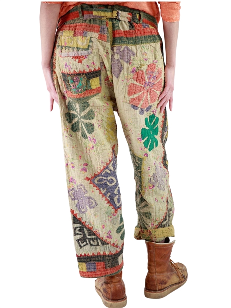 Quilted Patchwork Miner Pants