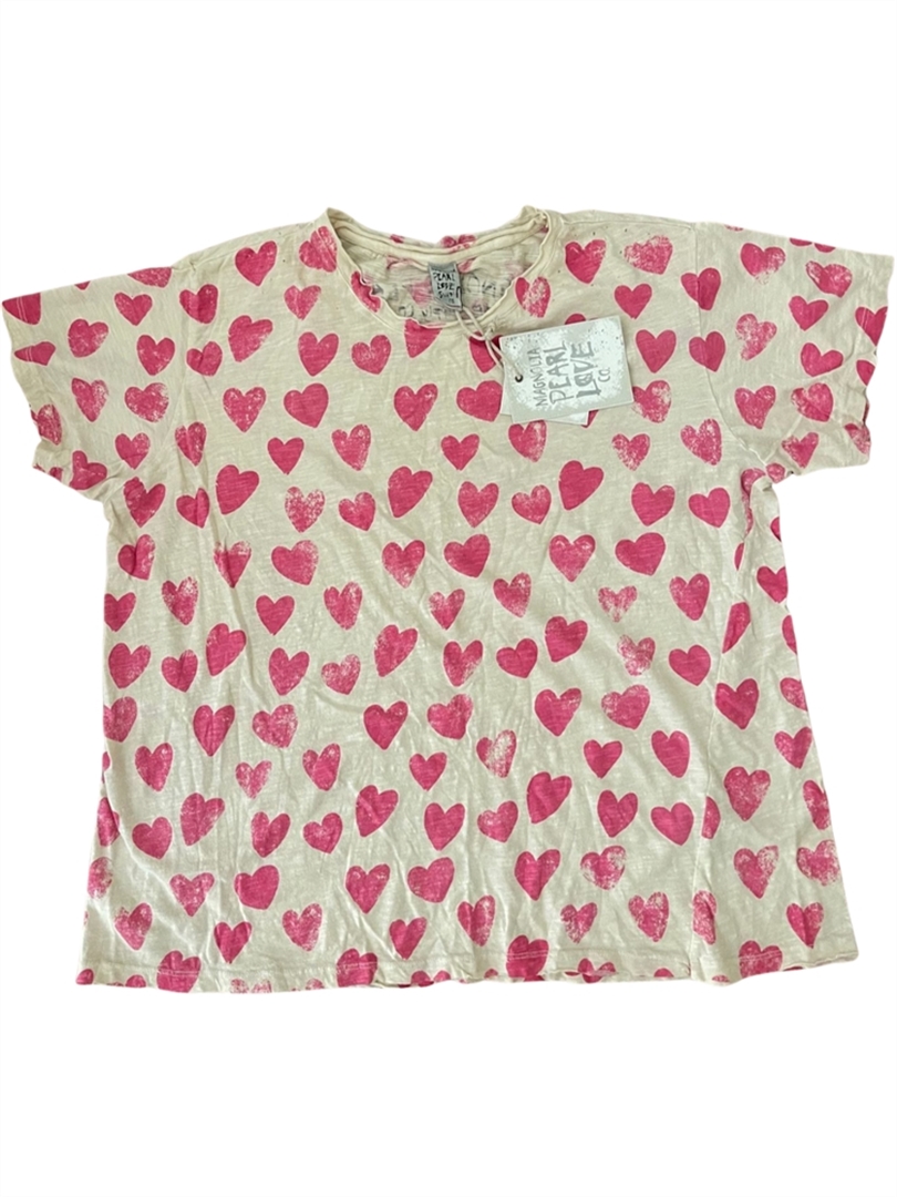 Pink Hearts Lovely T-Shirt