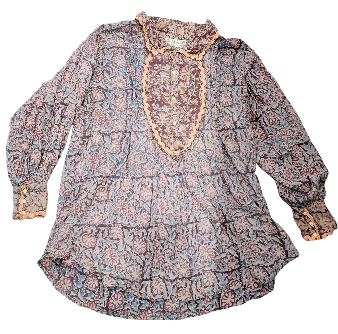 Block Print Tora Shirt #1144-TRSOR