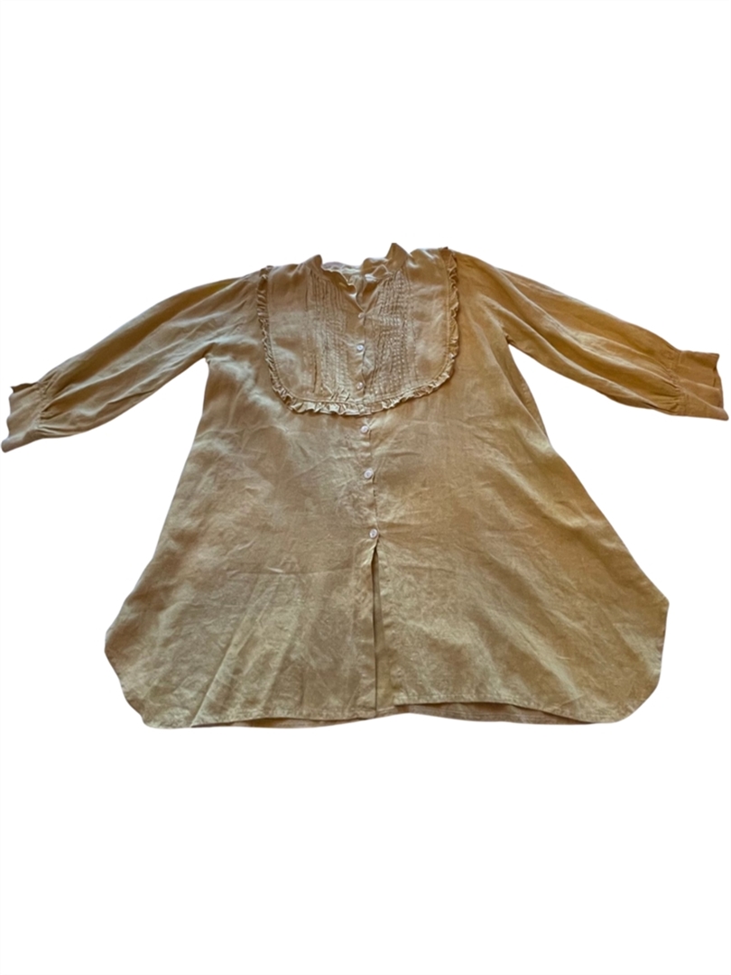 Beautiful Butter Yellow Linen Shirt/Tunic from the Love Collection!!