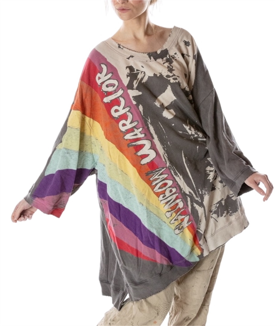 SOLD OUT! “Rainbow Warrior” Oversized Francis Pullover