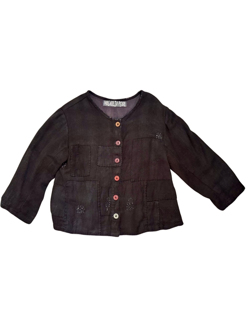 MP Cotton Sturla Jacket in Midnight Mixed Buttons - Sold Out