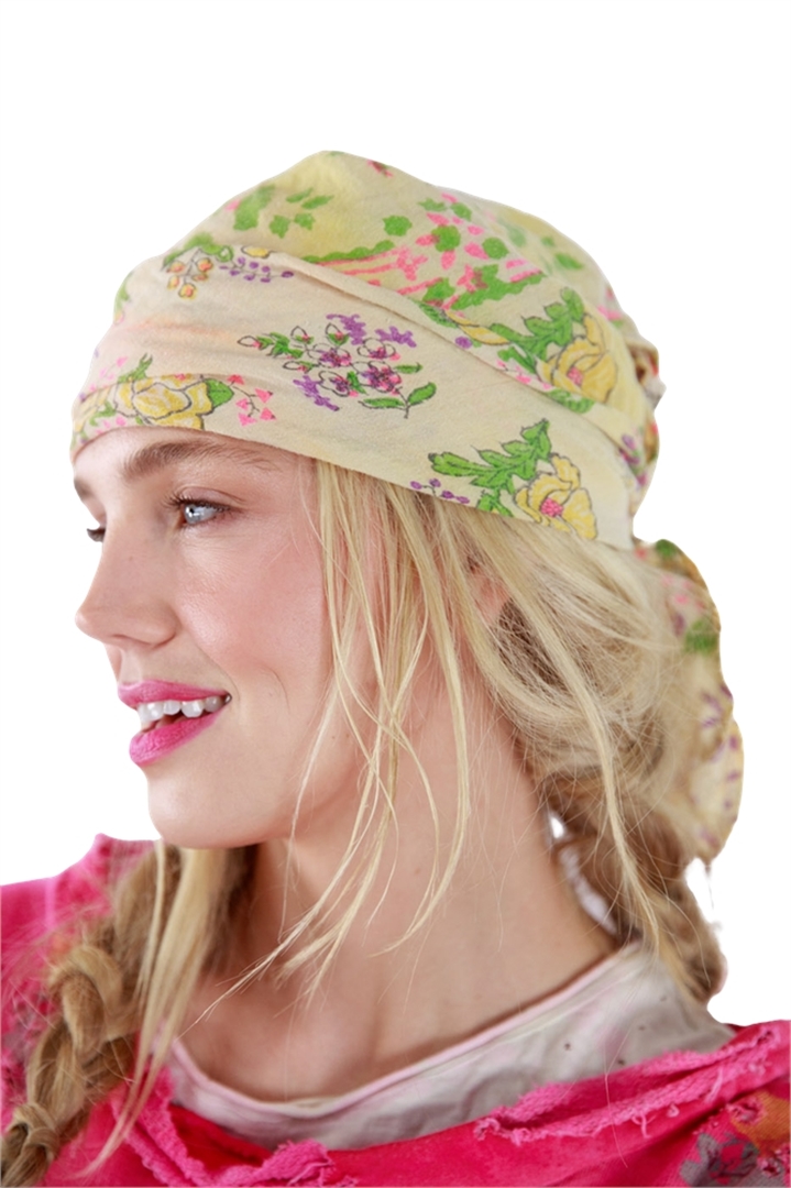 Block Print Heart Tassel Scarf