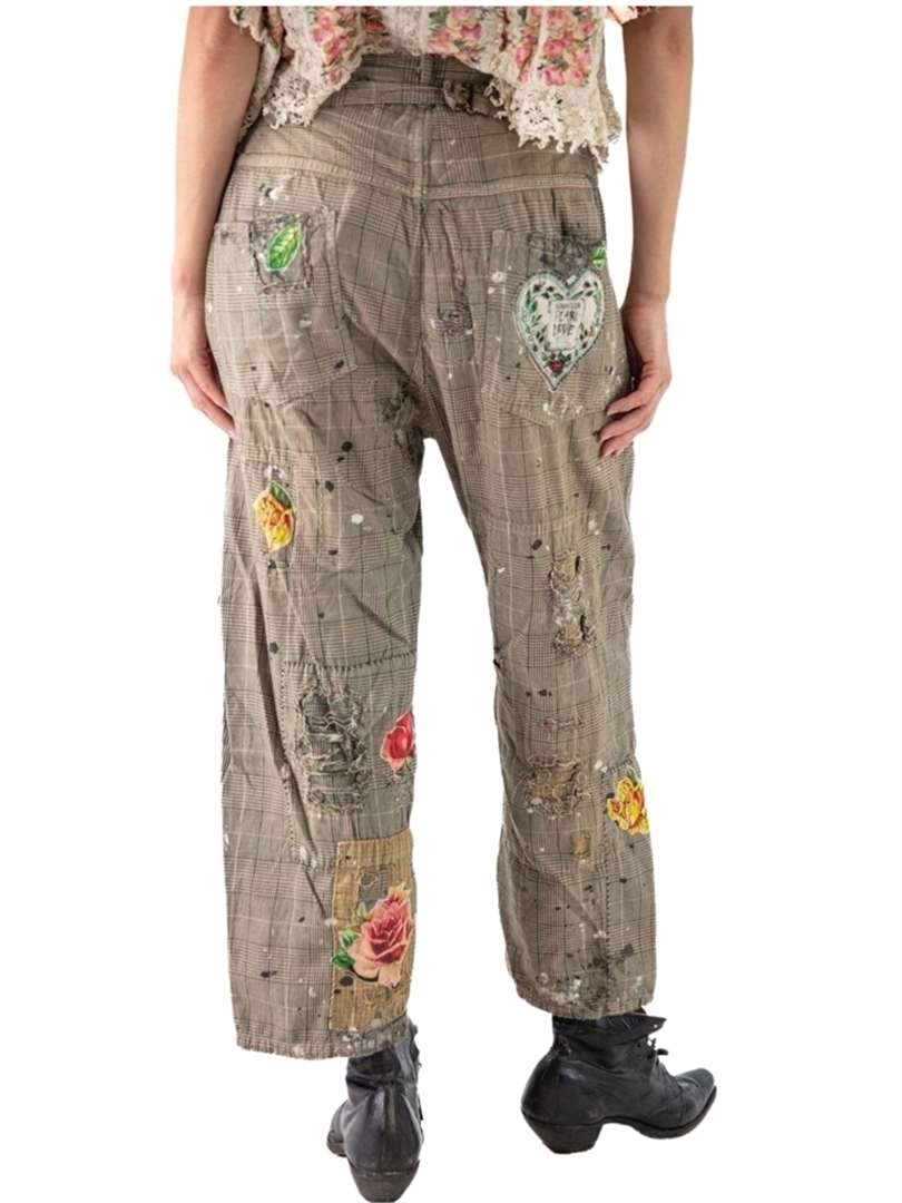 Appliqué Miner Pants