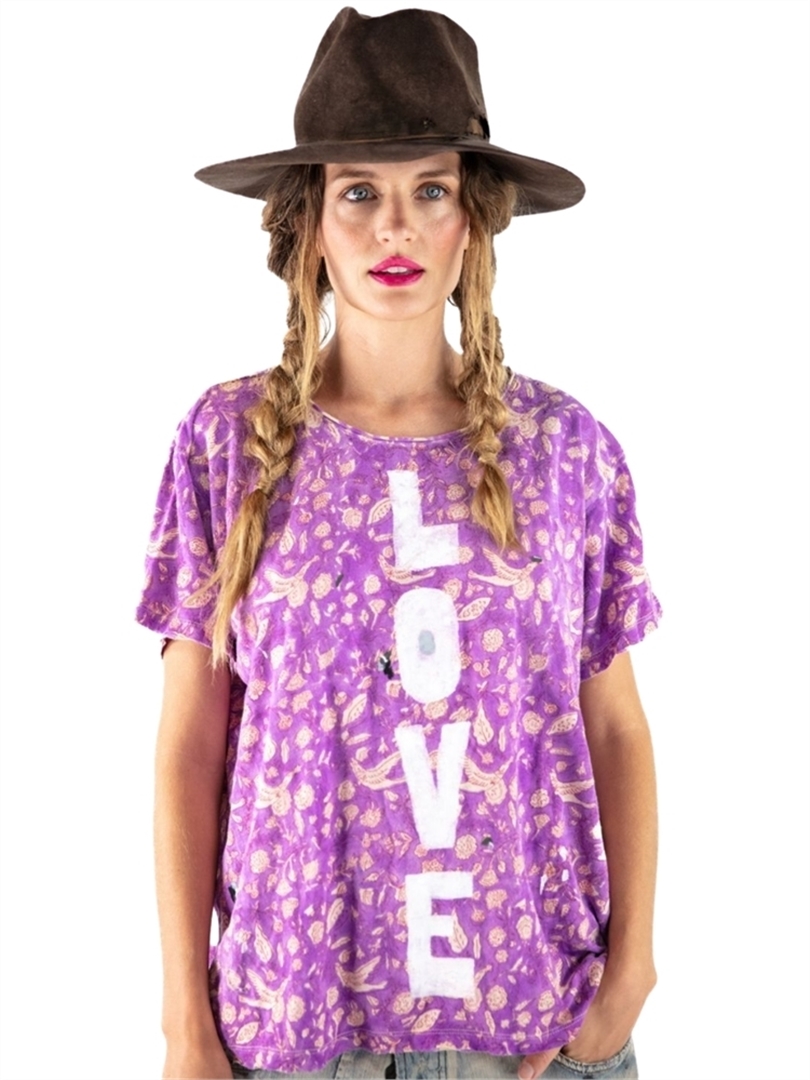 Art of Love Block Print Tee