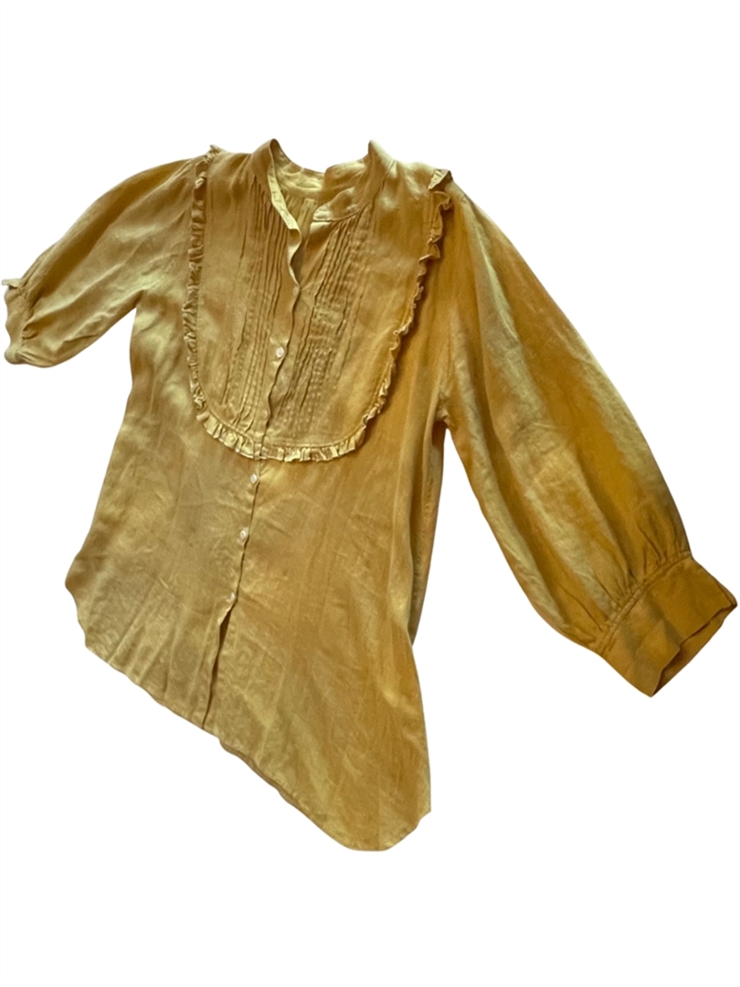 Beautiful Butter Yellow Linen Shirt/Tunic from the Love Collection!!