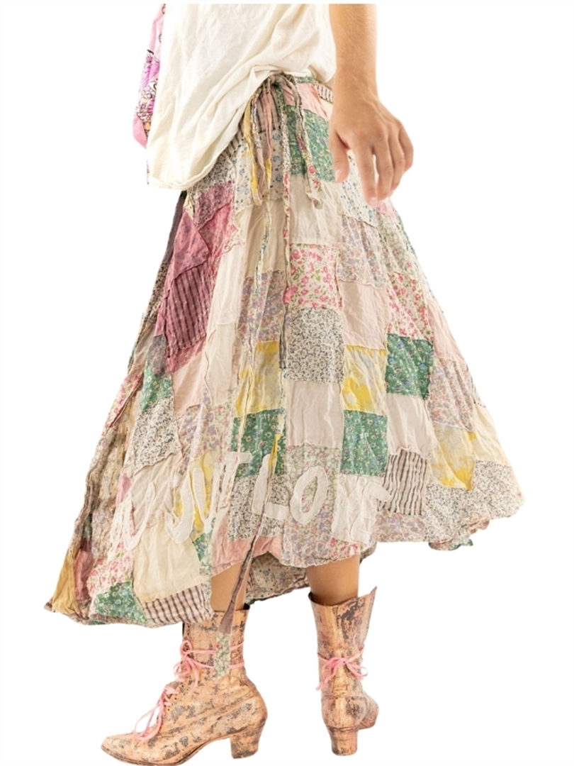 Patchwork Sascha Wrap Skirt