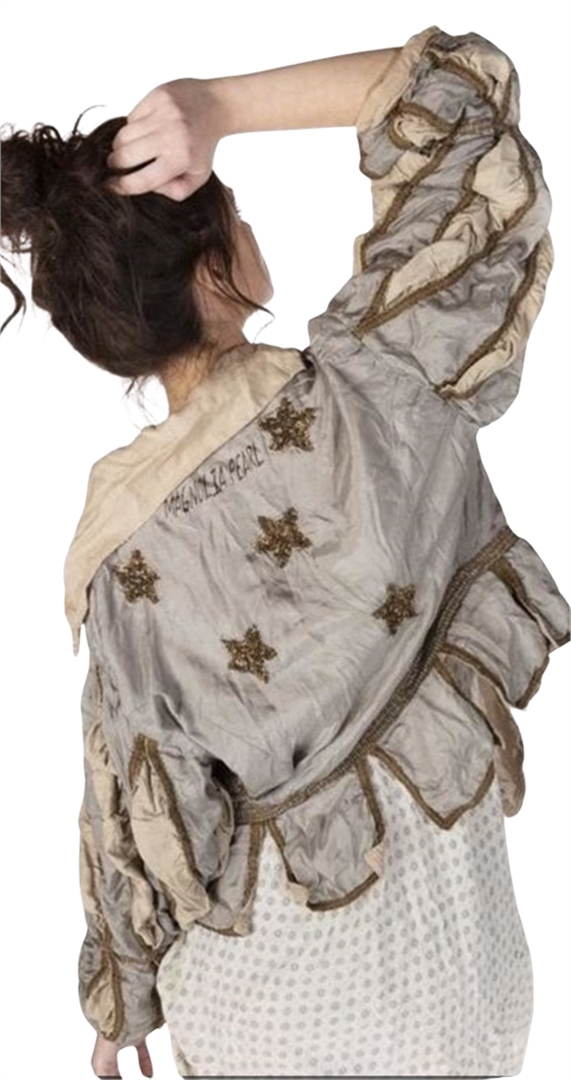 SOLD OUT IN THIS COLOR! Silk Monique Jacket Moon Dust