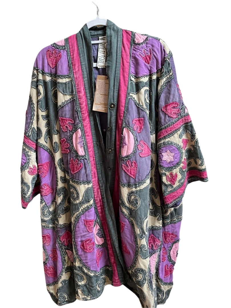 Appliqué Hippie Coat