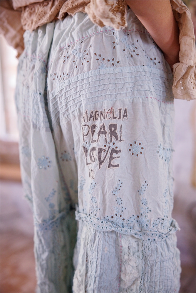 Eyelet Embroidered Linen Bloomers