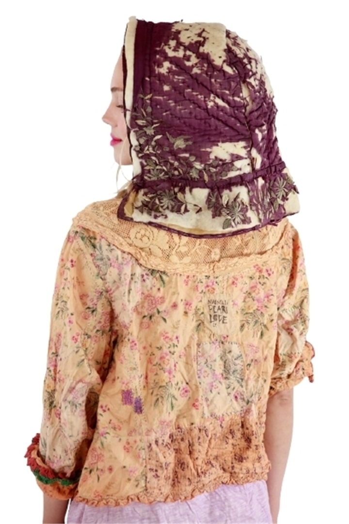 Patchwork Lace Yoke Layering Jacket