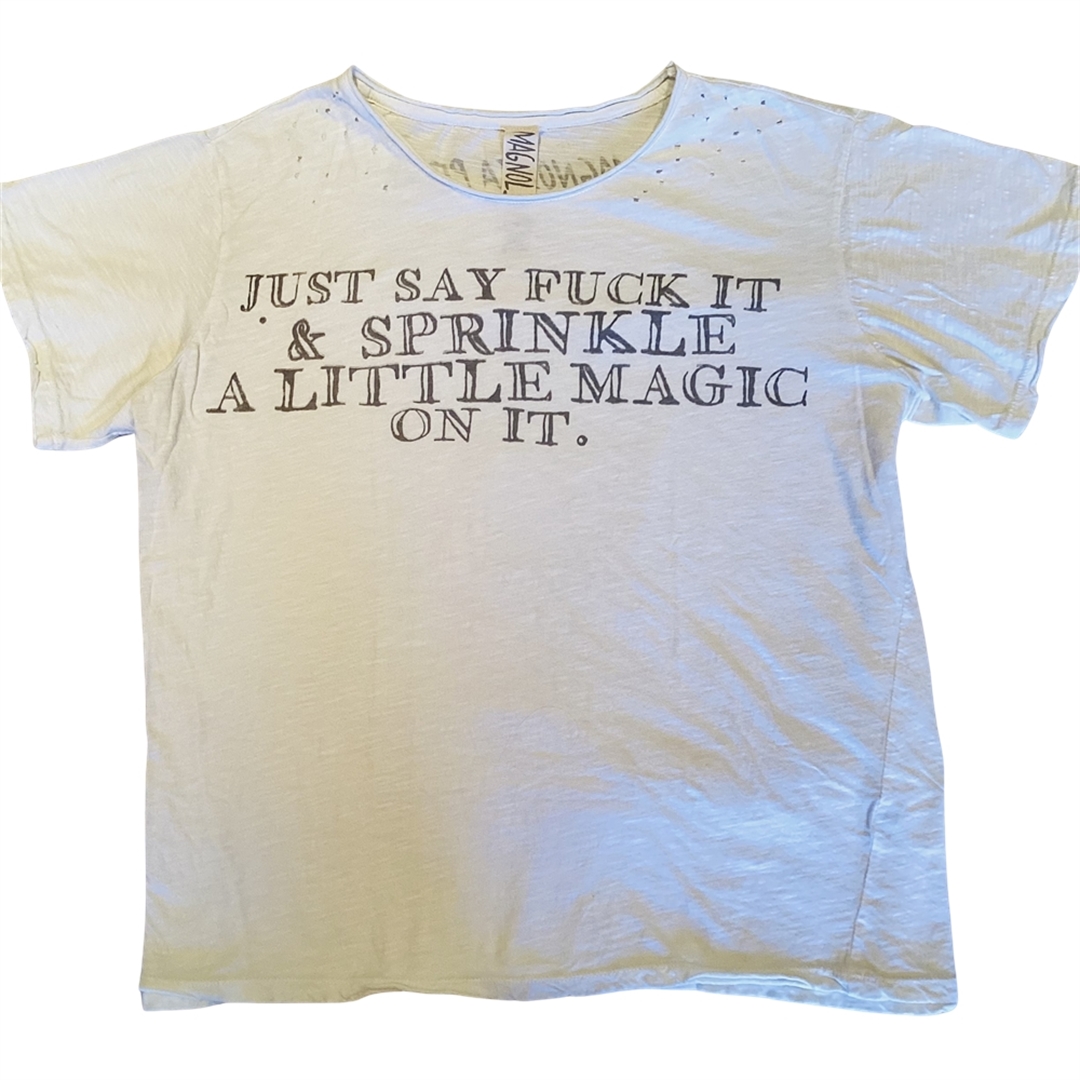 *Charity Item* ONE OF A KIND Just Say Tee- True