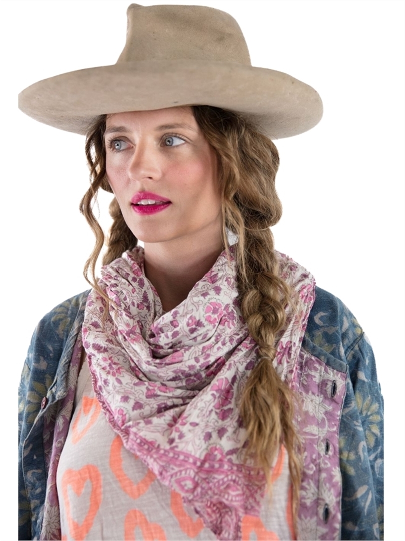 Block Print Floral Ishani Scarf