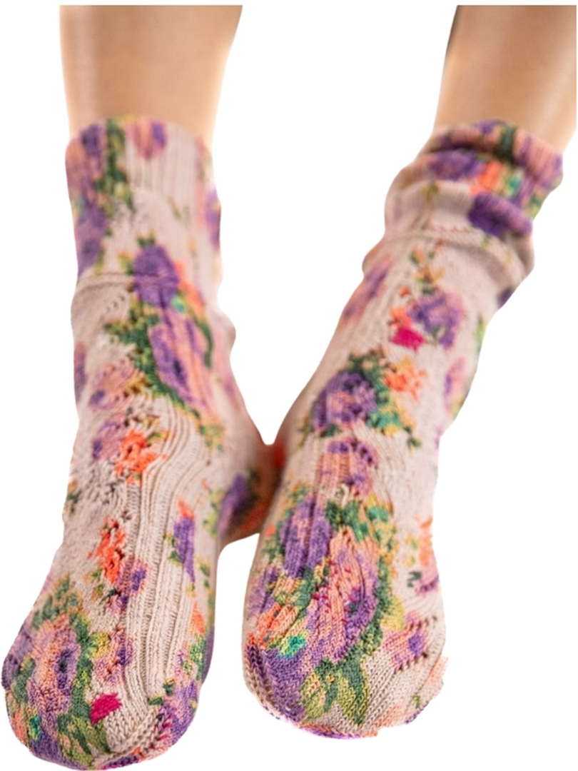 Floral Lil' Dipper Socks