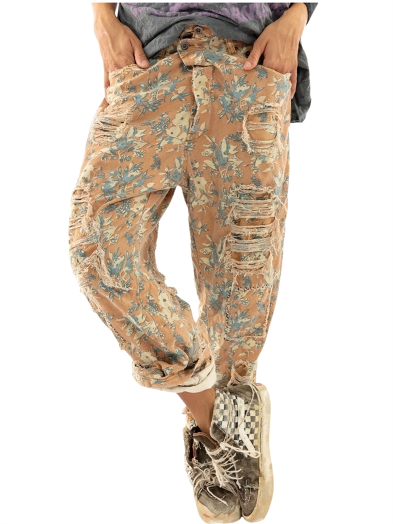 Block Print Miner Pants