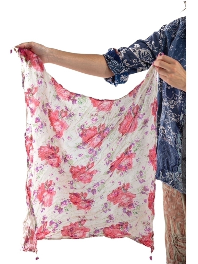 Floral Print Scarf