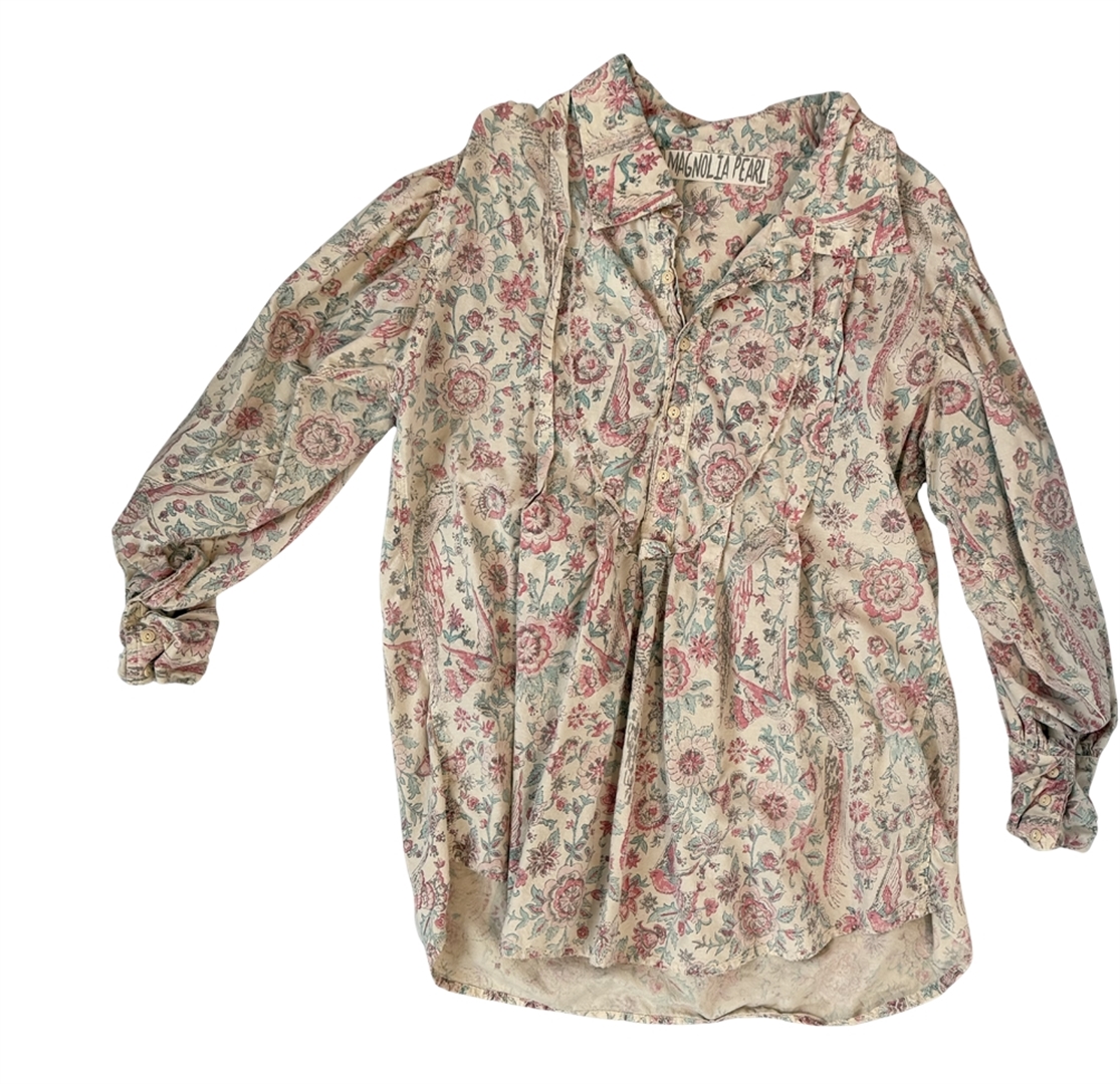 Block Print Tora Shirt #1123