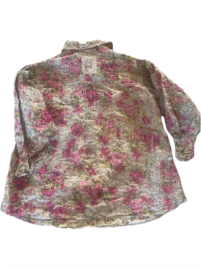 Quilted Kalamkari Tora Shirt