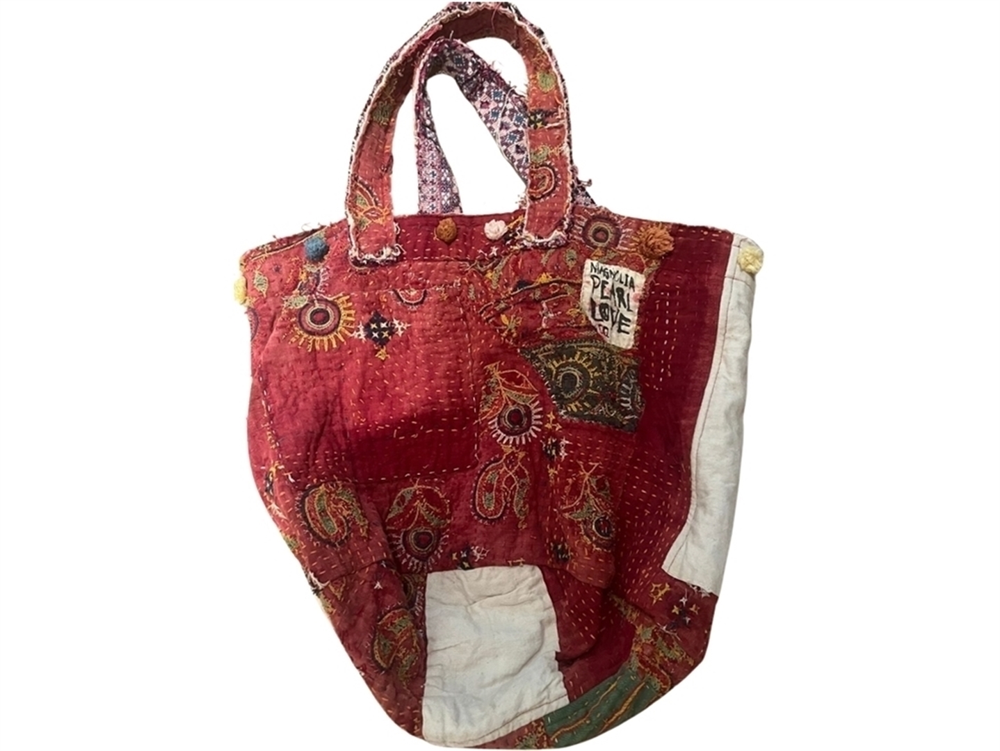 Magnolia Pearl Kantha Bucket Bag