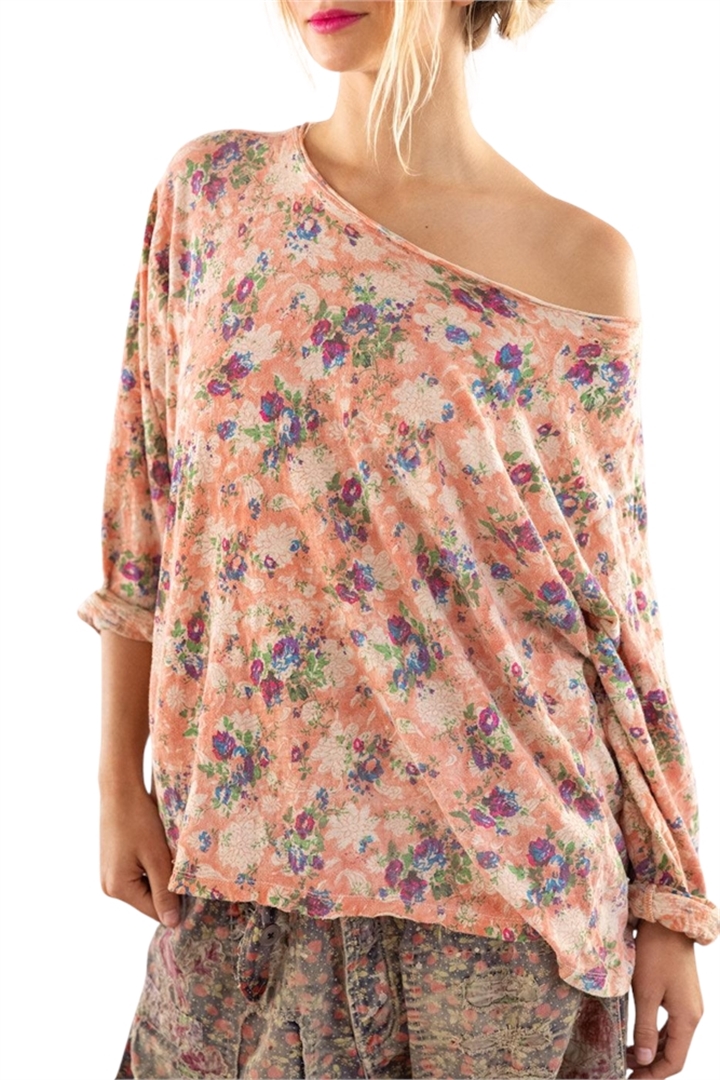 SOLD OUT - Top 2013 Floral Blockprint Viggo Tee