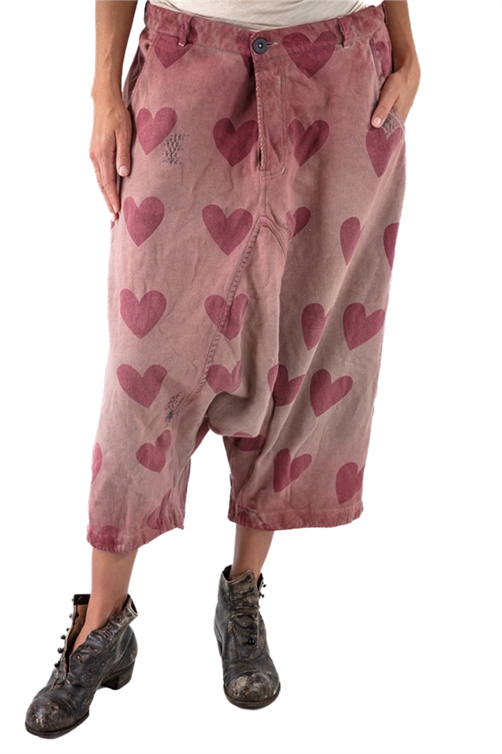 RARE Heart Joni Fleece Trousers PANTS 890 LVSTY