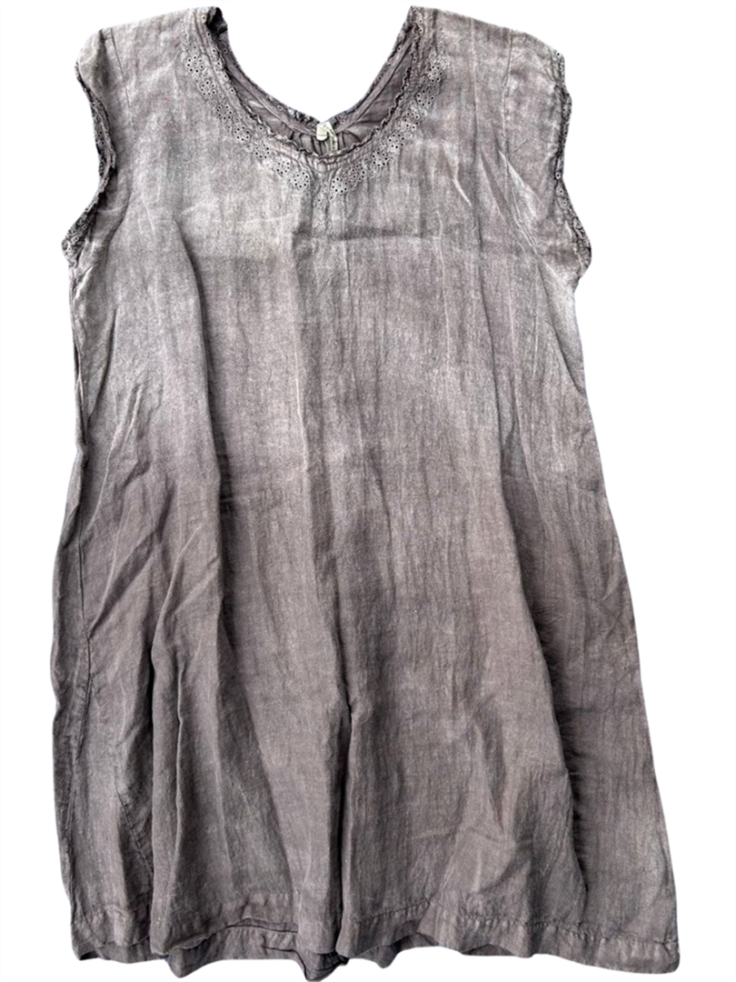 Ombre Linen Cotton Dress