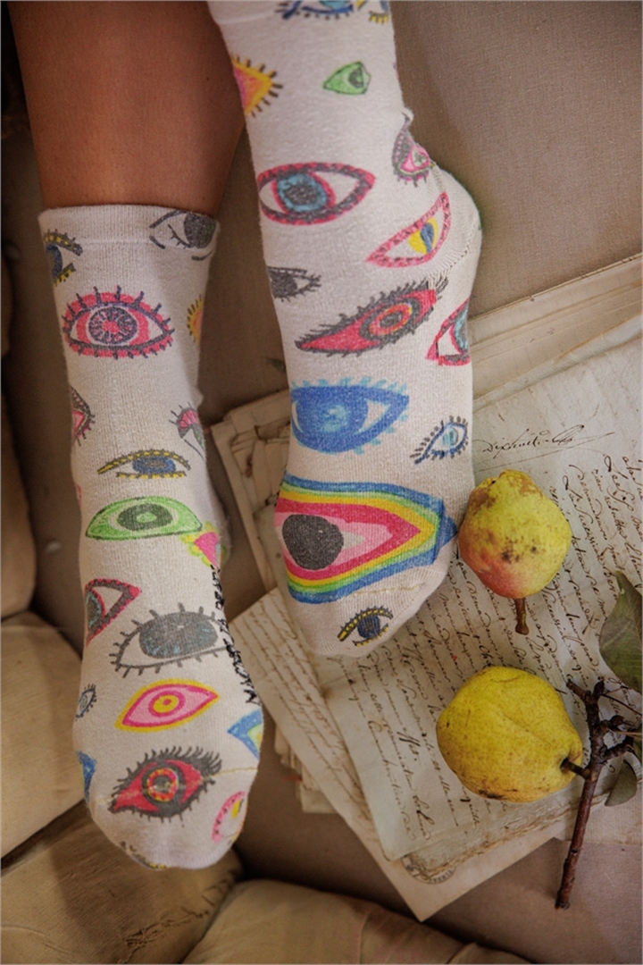 *Charity Item* SUPER RARE Eyes Socks #182-Soul Gateway