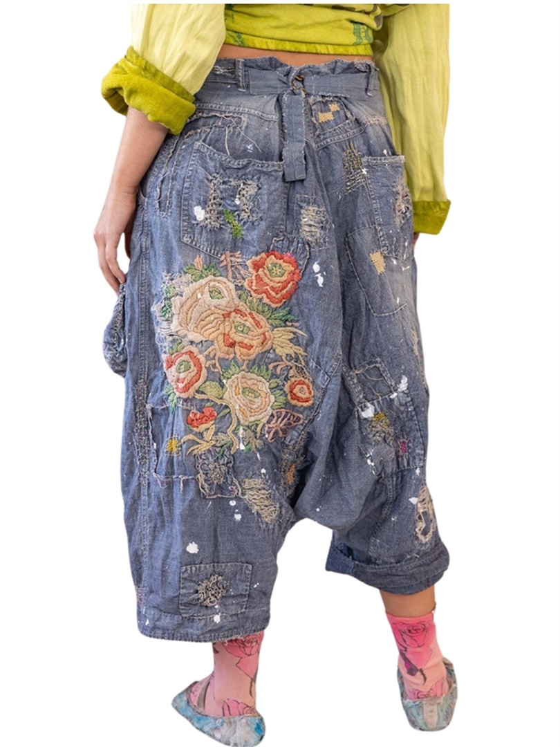 Floral Embroidered Joni Denims