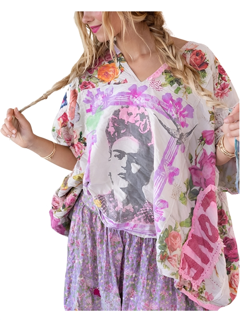 Patchwork Frida Poncho