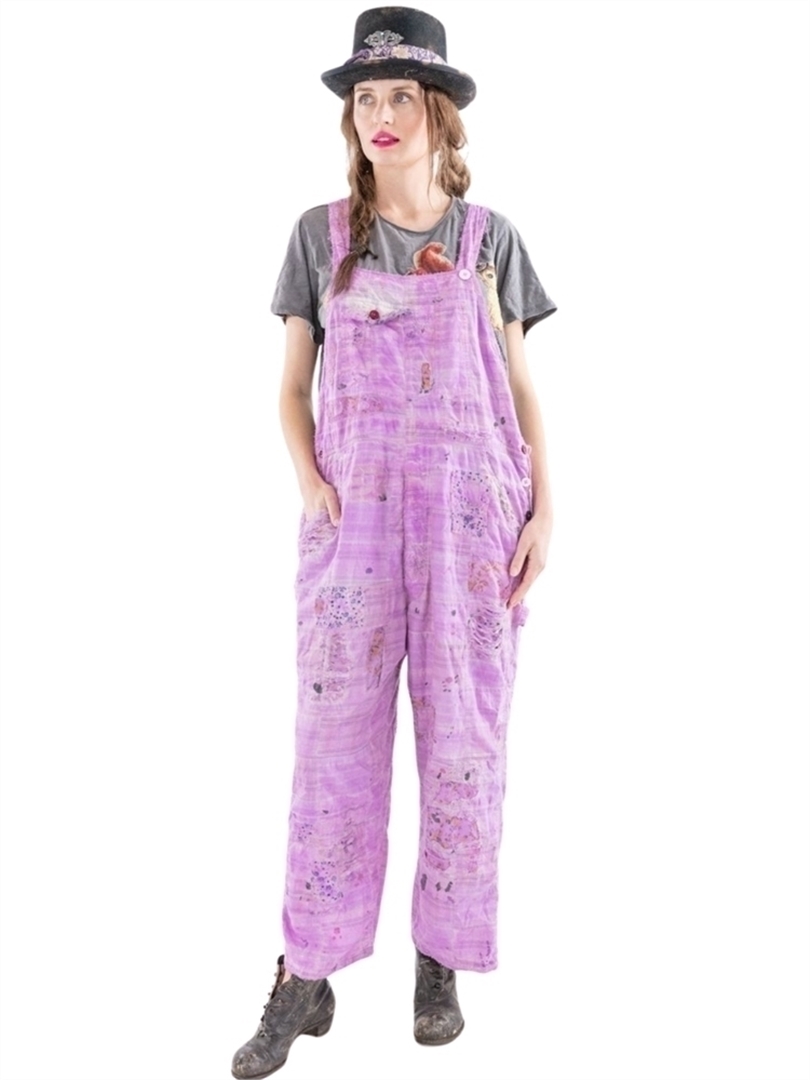 Patchwork Love Overalls