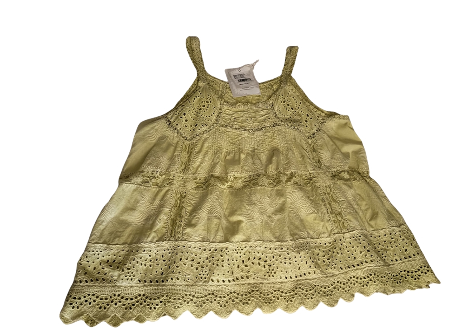 Eyelet Clementine Tank #348