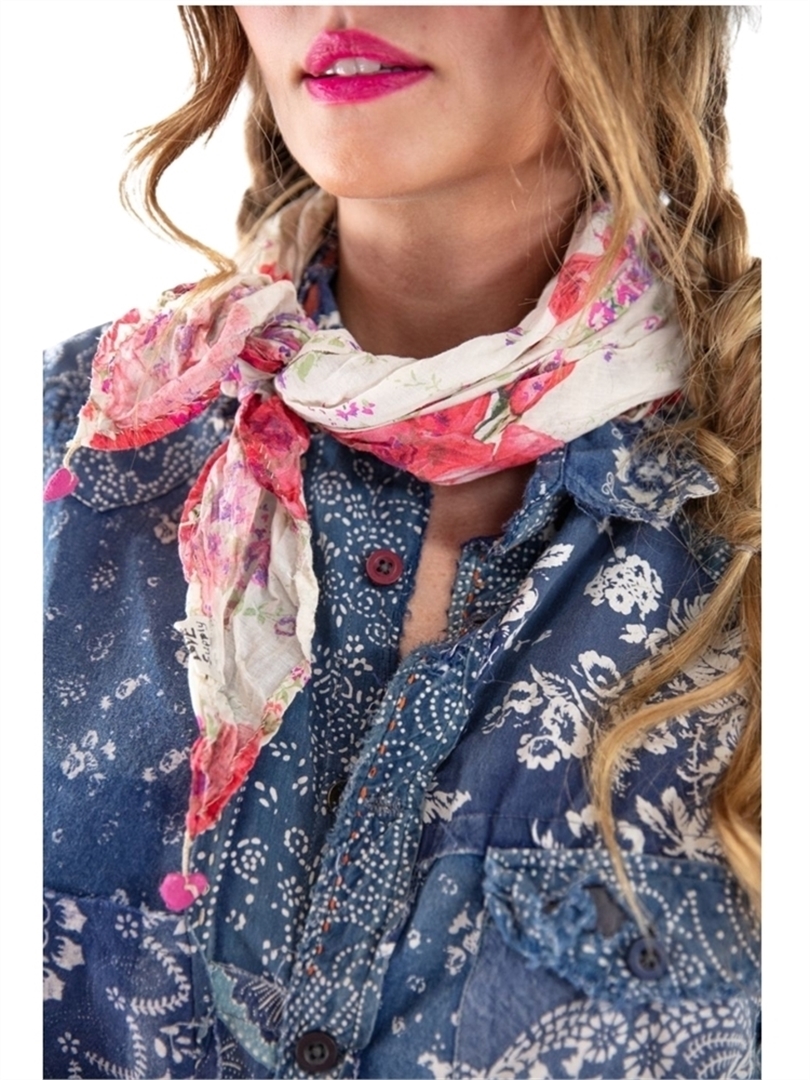 Floral Print Scarf