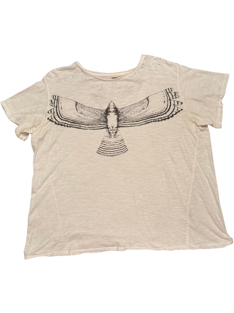 Cotton Jersey Hawk Tee in True