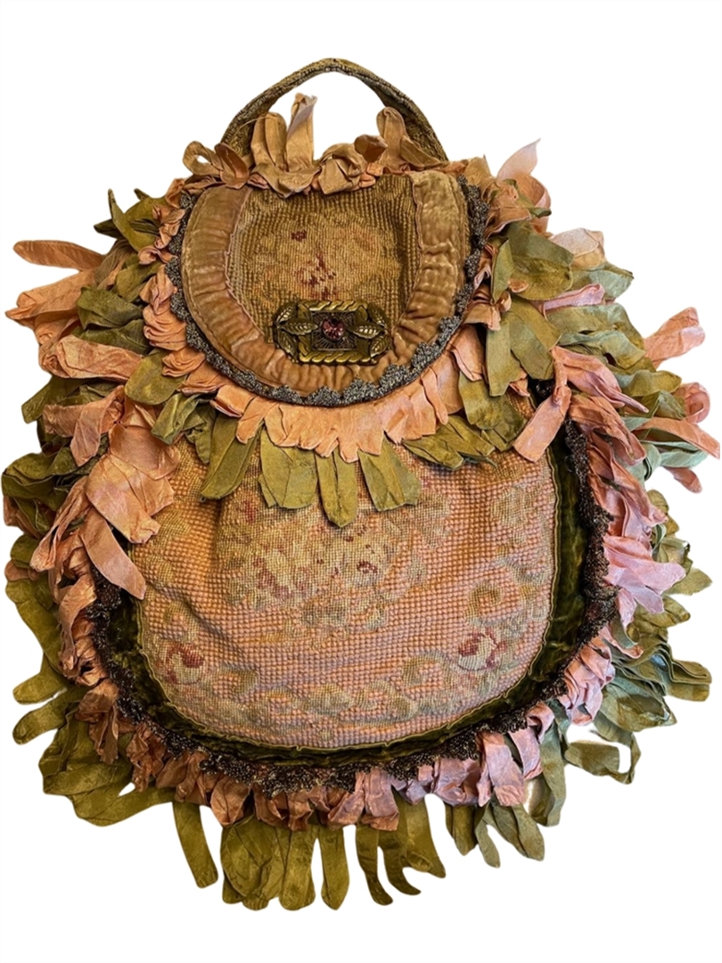 Phenomenal OOAK MP Petitpoint Backpack!! Made on the Farm!