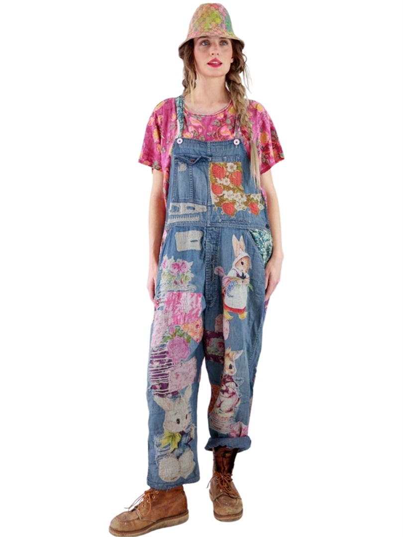 Appliqué Love Overalls